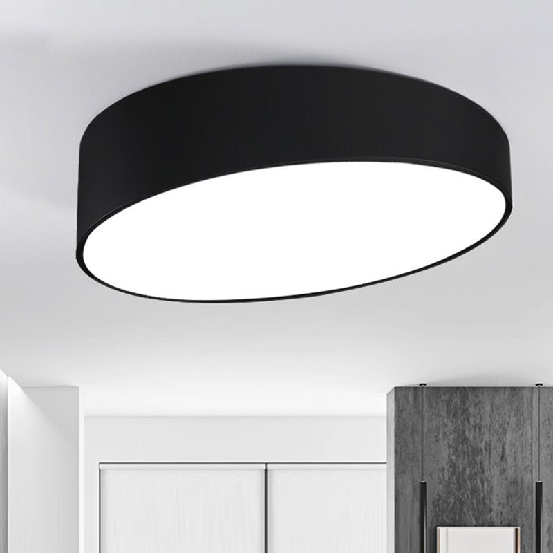 LED Flush Ceiling Light with Stylish Nordic Design and Acrylic Shade - Perfect for Bedrooms