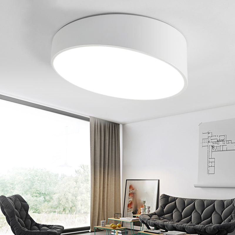 LED Flush Ceiling Light with Stylish Nordic Design and Acrylic Shade - Perfect for Bedrooms