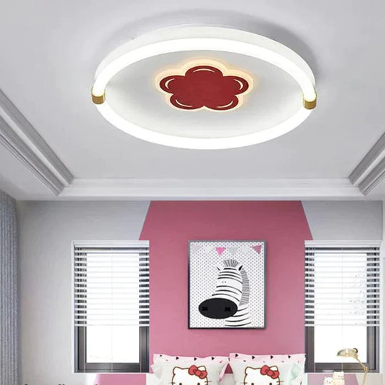 Lovely Creative Flower Room  LED Ceiling Lamp