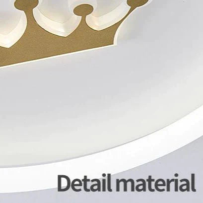 Nordic Warm Crown Master Bedroom LED Ceiling Lamp