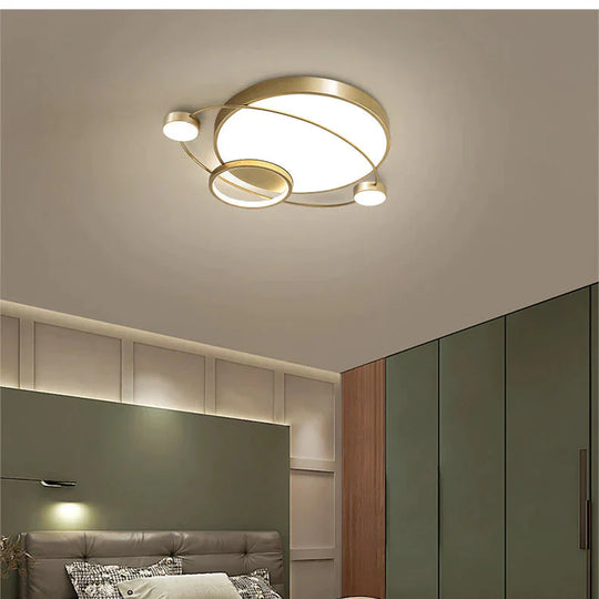 Nordic Bedroom Room Lamp Planet Ceiling Lamp