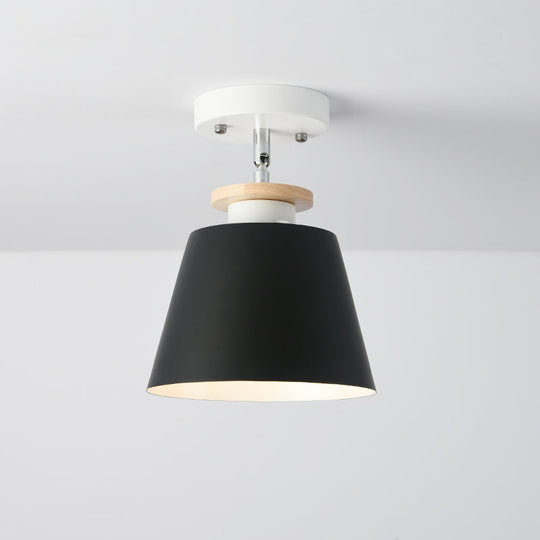 Macaron Metal Corridor Ceiling Flush Light - Adjustable Semi Flush Mount Lighting