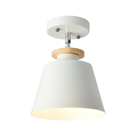 Macaron Metal Corridor Ceiling Flush Light - Adjustable Semi Flush Mount Lighting