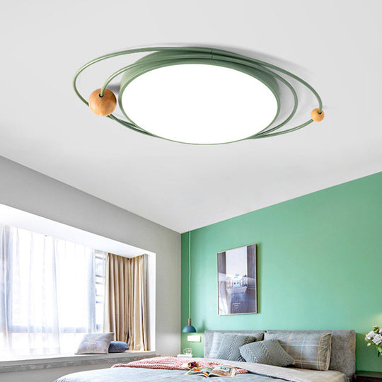 Nordic Flush-mount LED Ceiling Lamp for Kids Bedroom