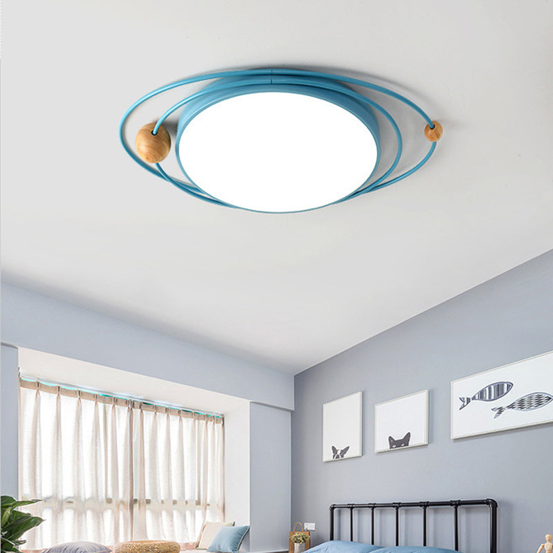 Nordic Flush-mount LED Ceiling Lamp for Kids Bedroom