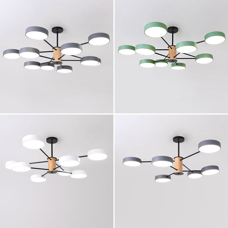 Modern Led Nordic Branch Chandelier - Acrylic Living Room Ceiling Light