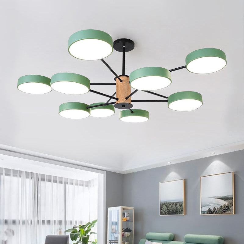 Modern Led Nordic Branch Chandelier - Acrylic Living Room Ceiling Light