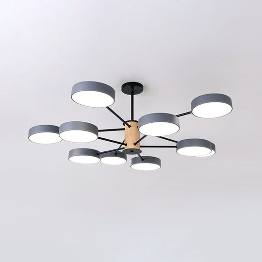 Modern Led Nordic Branch Chandelier - Acrylic Living Room Ceiling Light