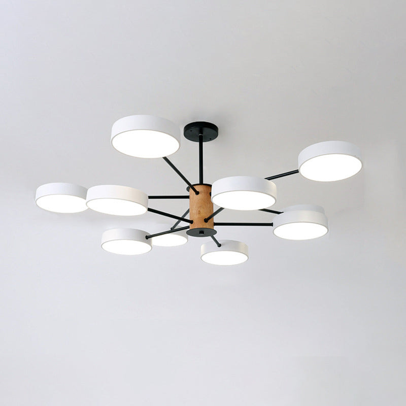 Modern Led Nordic Branch Chandelier - Acrylic Living Room Ceiling Light