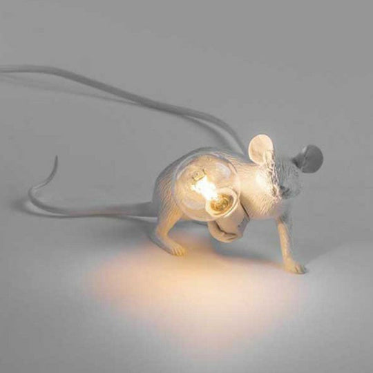 Kids Night Stand Lamp - Mini Mouse Shaped Table Light (Resin) With 1 Head Novelty Bedroom Lighting