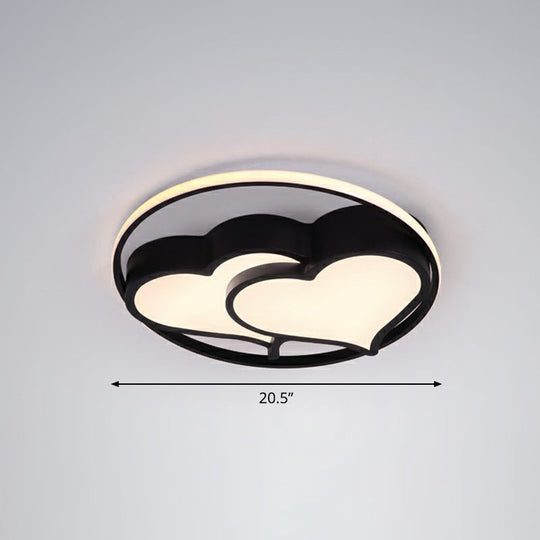 Ultrathin LED Flush Mount Bedroom Ceiling Fixture - Acrylic & Contemporary Lighting