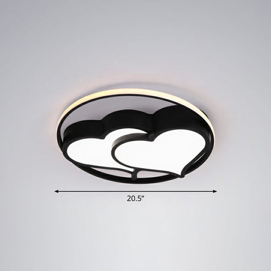 Ultrathin LED Flush Mount Bedroom Ceiling Fixture - Acrylic & Contemporary Lighting