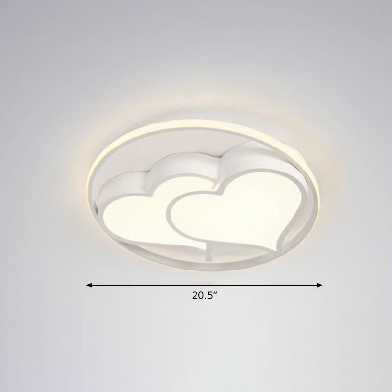 Ultrathin LED Flush Mount Bedroom Ceiling Fixture - Acrylic & Contemporary Lighting