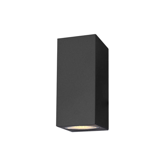 Minimalistic Black Aluminum Geometric Led Wall Sconce For Patio