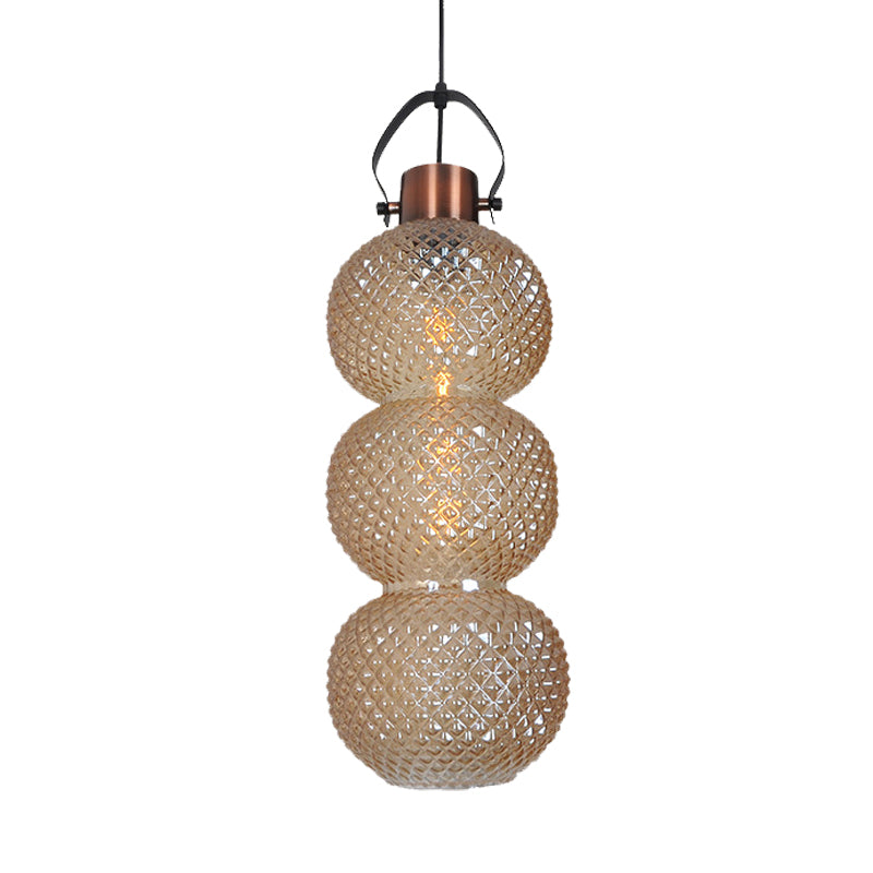 Modern Bubble Hanging Light: White/Chrome/Amber Glass 1 Head Ceiling Suspension Lamp For Hallway