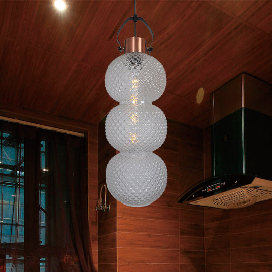 Modern Bubble Hanging Light: White/Chrome/Amber Glass 1 Head Ceiling Suspension Lamp For Hallway