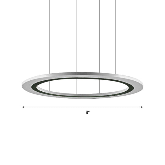 Sleek Acrylic Led Chandelier Pendant Light With Diy Design - Warm/White Ideal For Living Room