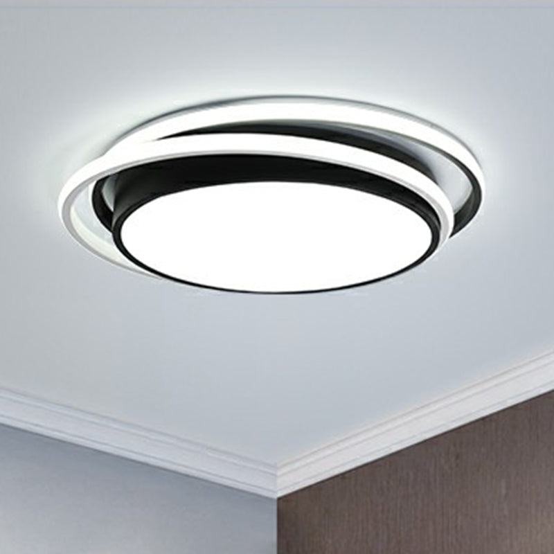 Nordic Round LED Flush Light for Living Room Ceiling Fixture