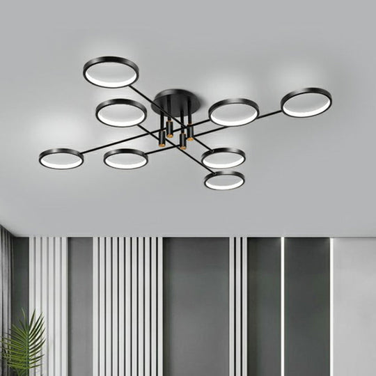 Simplicity Led Ceiling Lamp Modern Living Room Light Fixture