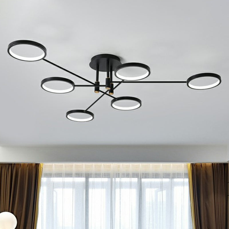 Simplicity Led Ceiling Lamp Modern Living Room Light Fixture