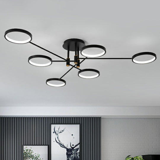 Simplicity Led Ceiling Lamp Modern Living Room Light Fixture