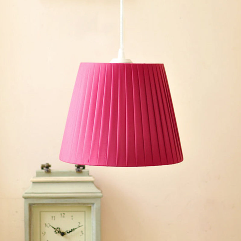 Nordic Style Fabric Bucket Pendant Light - Perfect For Hotel Bedrooms