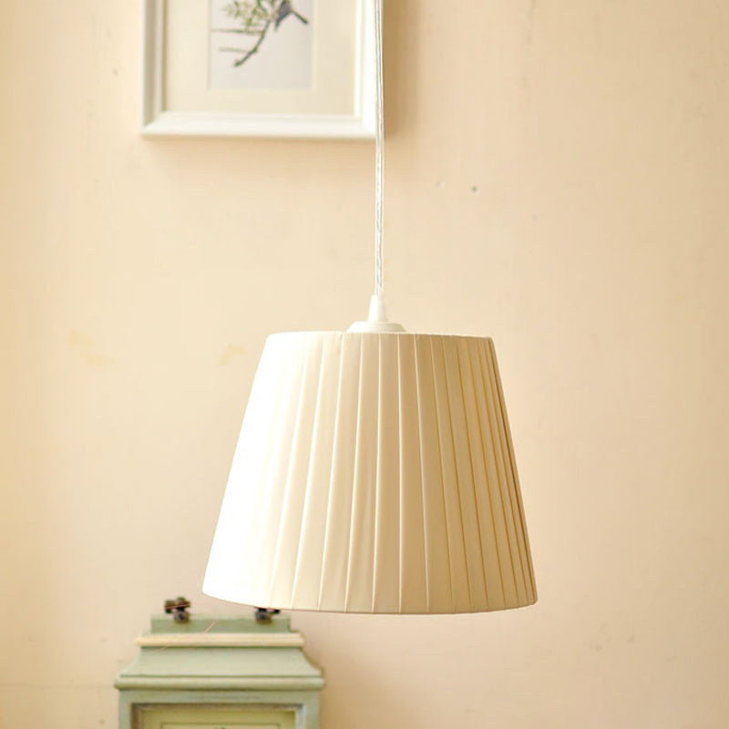 Nordic Style Fabric Bucket Pendant Light - Perfect For Hotel Bedrooms