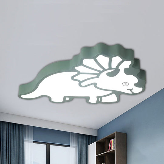 Spinosaurus LED Ceiling Light: Modern Acrylic Lamp for Child's Bedroom