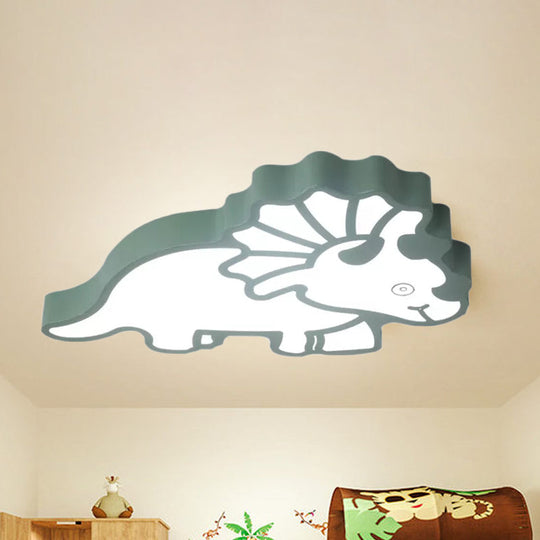 Spinosaurus Led Ceiling Light: Modern Acrylic Lamp For Childs Bedroom