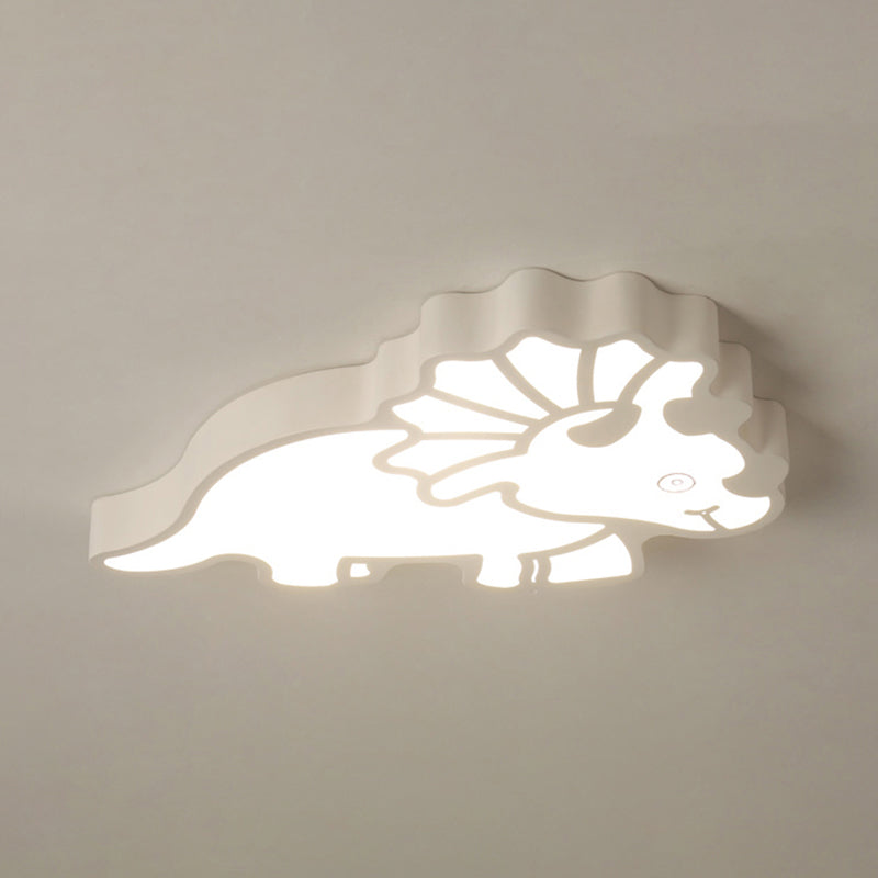 Spinosaurus LED Ceiling Light: Modern Acrylic Lamp for Child's Bedroom