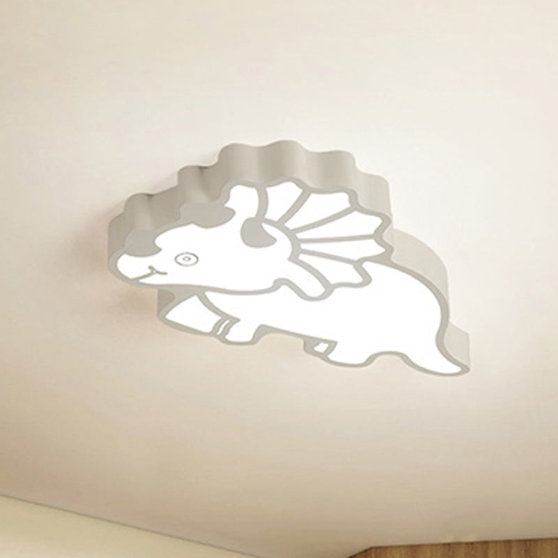 Spinosaurus LED Ceiling Light: Modern Acrylic Lamp for Child's Bedroom