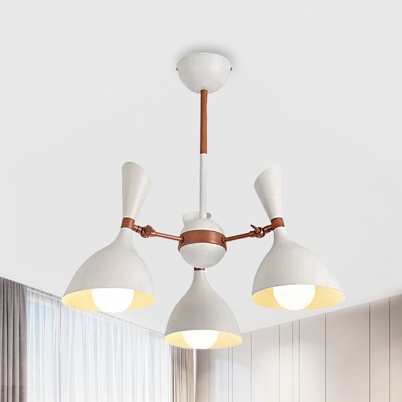 Contemporary Monochrome Kindergarten Pendant Chandelier For Living Room