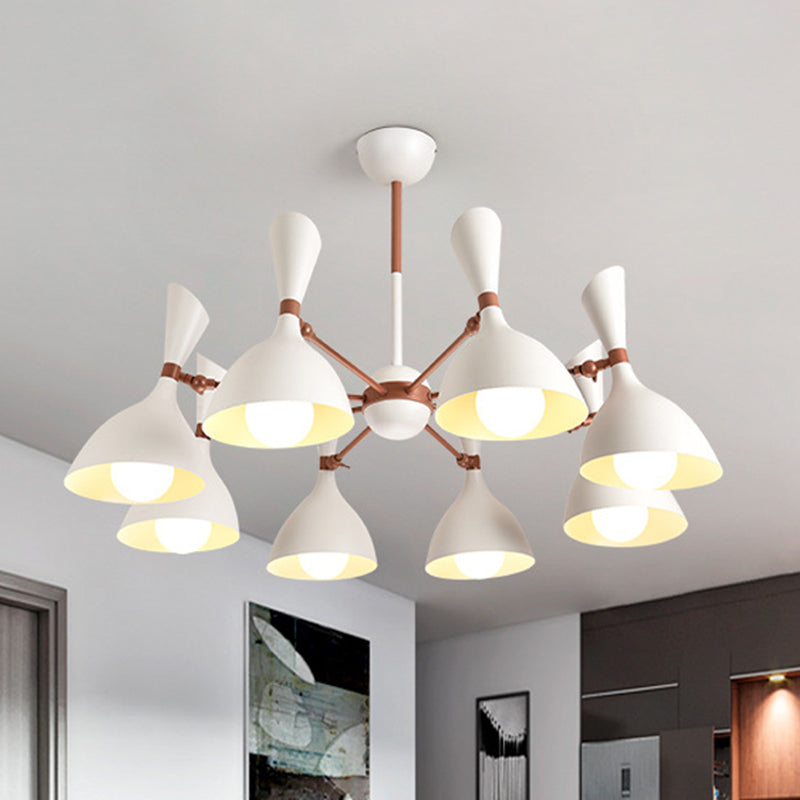 Contemporary Monochrome Kindergarten Pendant Chandelier For Living Room