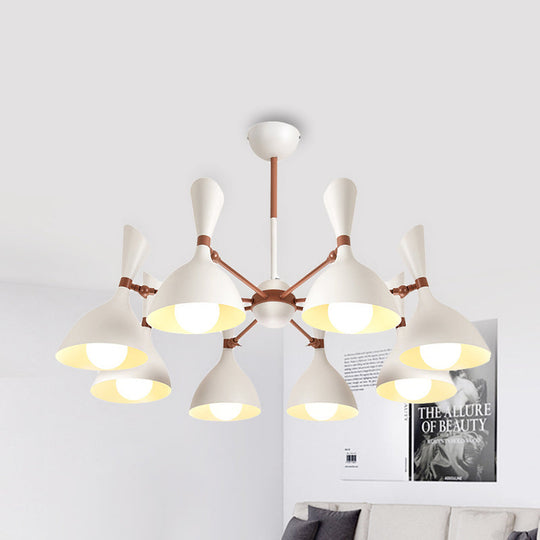 Contemporary Monochrome Kindergarten Pendant Chandelier For Living Room