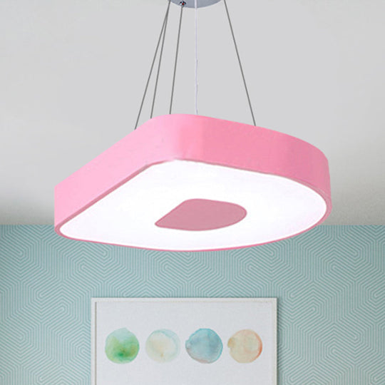 Adorable Baby Bedroom Pendant Light - Lovely Letter Acrylic Led Suspension