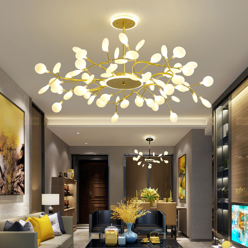 Modern LED Firefly Chandelier for Stylish Living Rooms