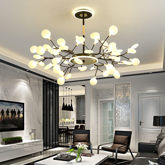 Modern LED Firefly Chandelier for Stylish Living Rooms