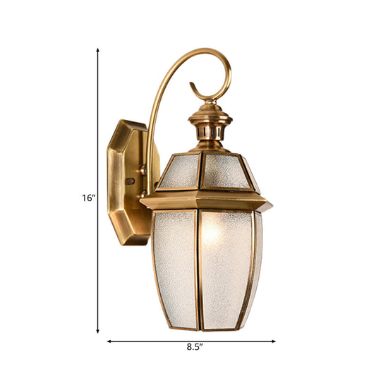 Traditional Gold Urn Sconce - Wall Lighting Fixture For Dining Room