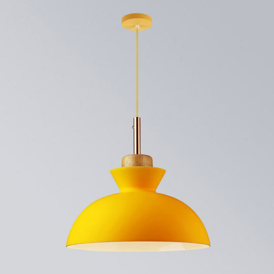 Nordic Metal Pendant Light For Dining Room Decor Yellow / 11