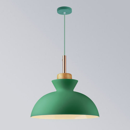 Nordic Metal Pendant Light For Dining Room Decor Green / 11