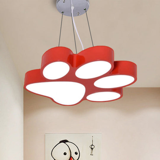 Cartoon Dog Paw Led Pendant Bathroom Light