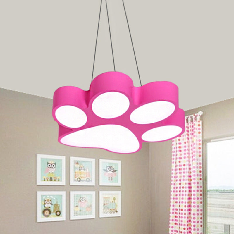 Cartoon Dog Paw Led Pendant Bathroom Light