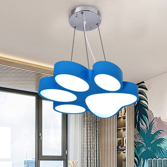 Cartoon Dog Paw Led Pendant Bathroom Light