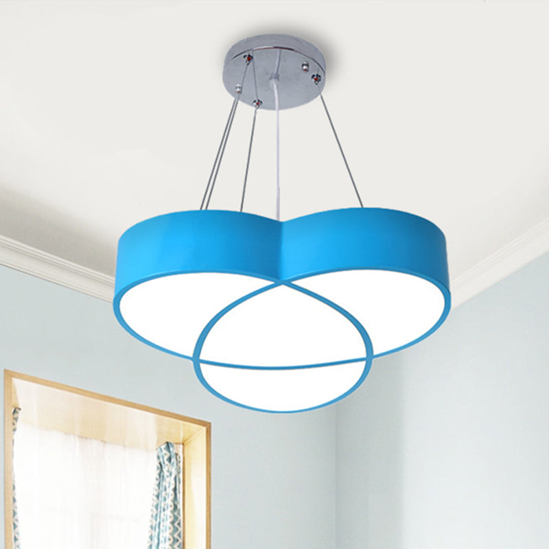 Flower Pendant Light - Creative Metal & Acrylic Lamp For Nursing Room