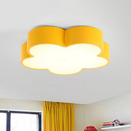 Flower-Shaped LED Ceiling Light for Kids' Bedroom