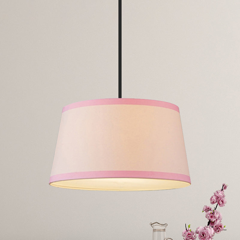 Modern Metal Drum Hanging Light For Dining Room Decor