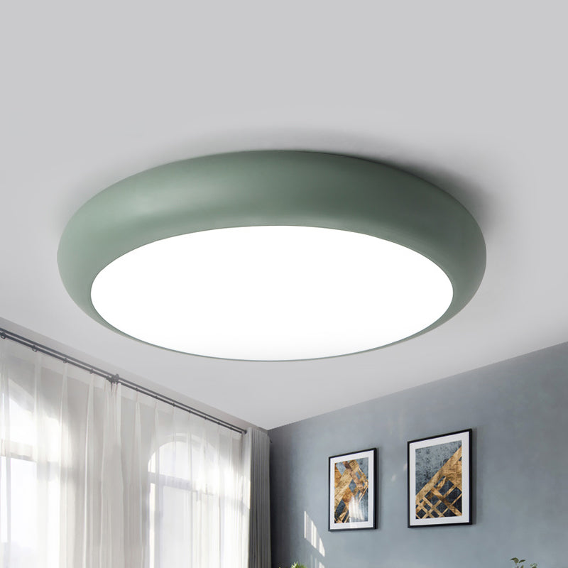 Nordic Led Ceiling Light For Childrens Bedroom Green / 14