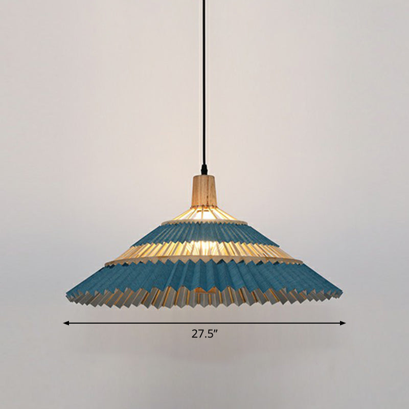 Bamboo Chinoiserie Pendant Light - Elegant 1-Head Suspension Fixture For Restaurants Green / 27.5