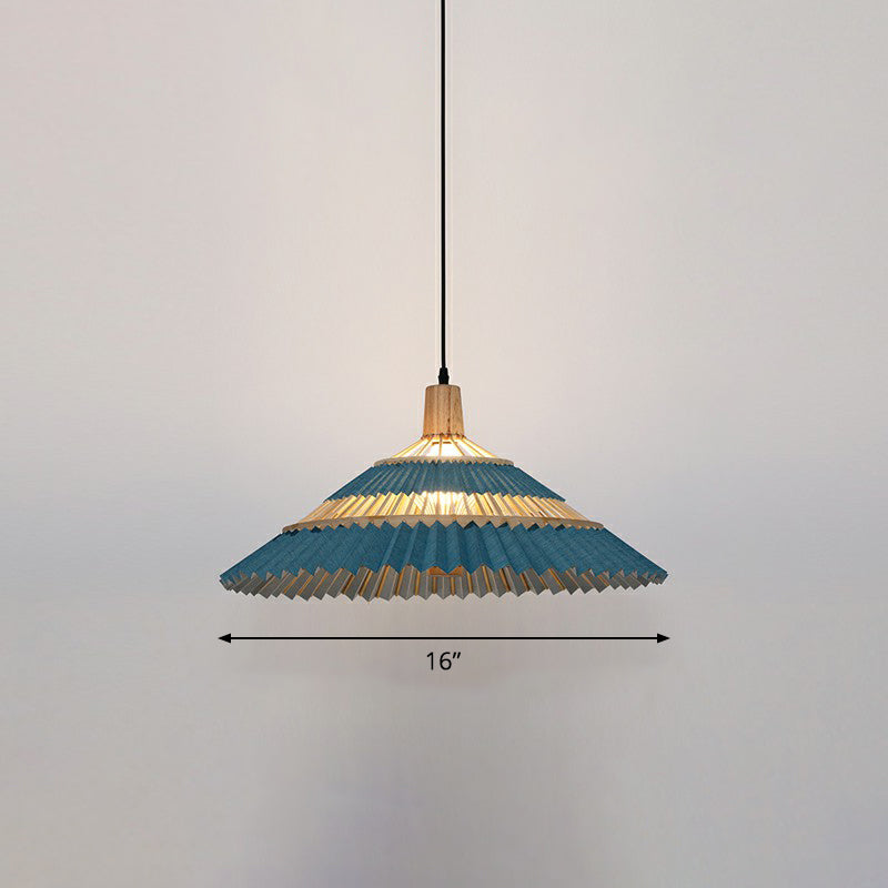 Bamboo Chinoiserie Pendant Light - Elegant 1-Head Suspension Fixture For Restaurants Green / 16