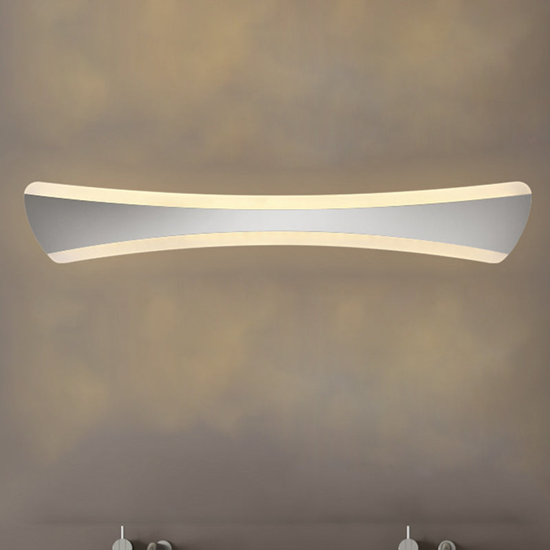 16.5/20.5 Wide Waterproof Led Bowtie Vanity Wall Sconce For Minimalist Bathroom Lighting Warm/White